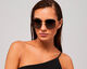 Noren NUDAN SUN, light gold/purple, large
