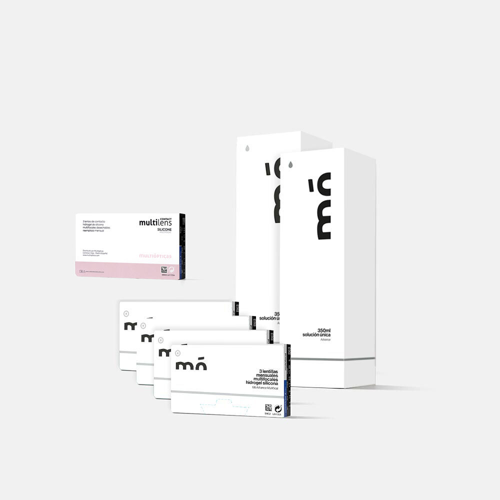 Lot 6 MOIS MO ADVANCE Silicone multifocale-ADVANCE