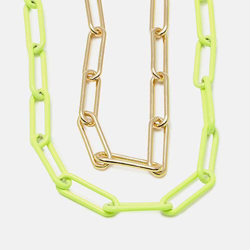 Cordon CADENA FLOW DORADA ET FLUOR    