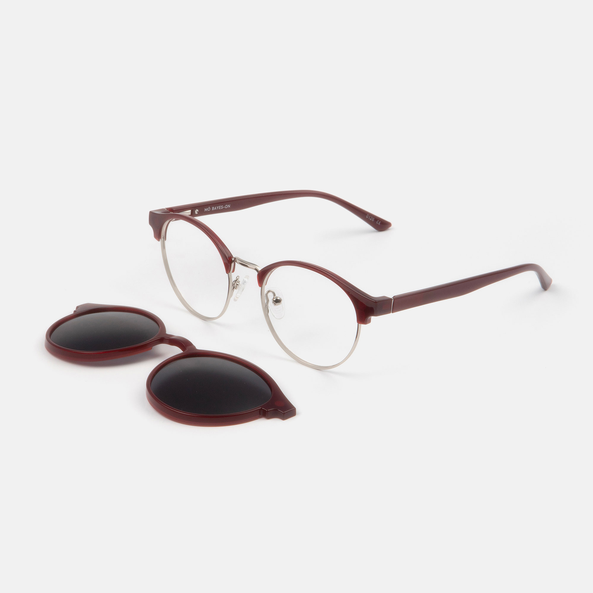He BAYES-ON, burgundy/silver, large image number 0
